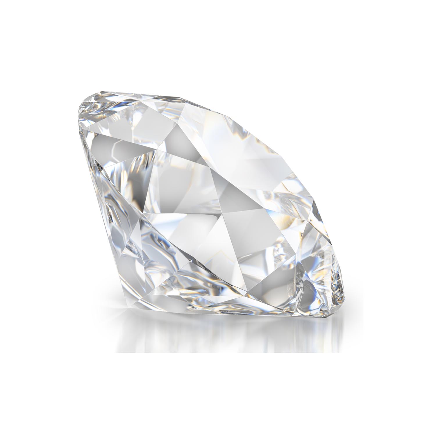 Kristall Diamant hell 12cm